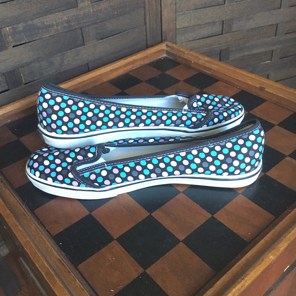 NWT Vans Black Polka Dot Ballet Flats