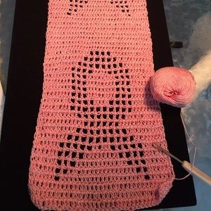 NEW Handmade BY ME Breast Cancer Scarf