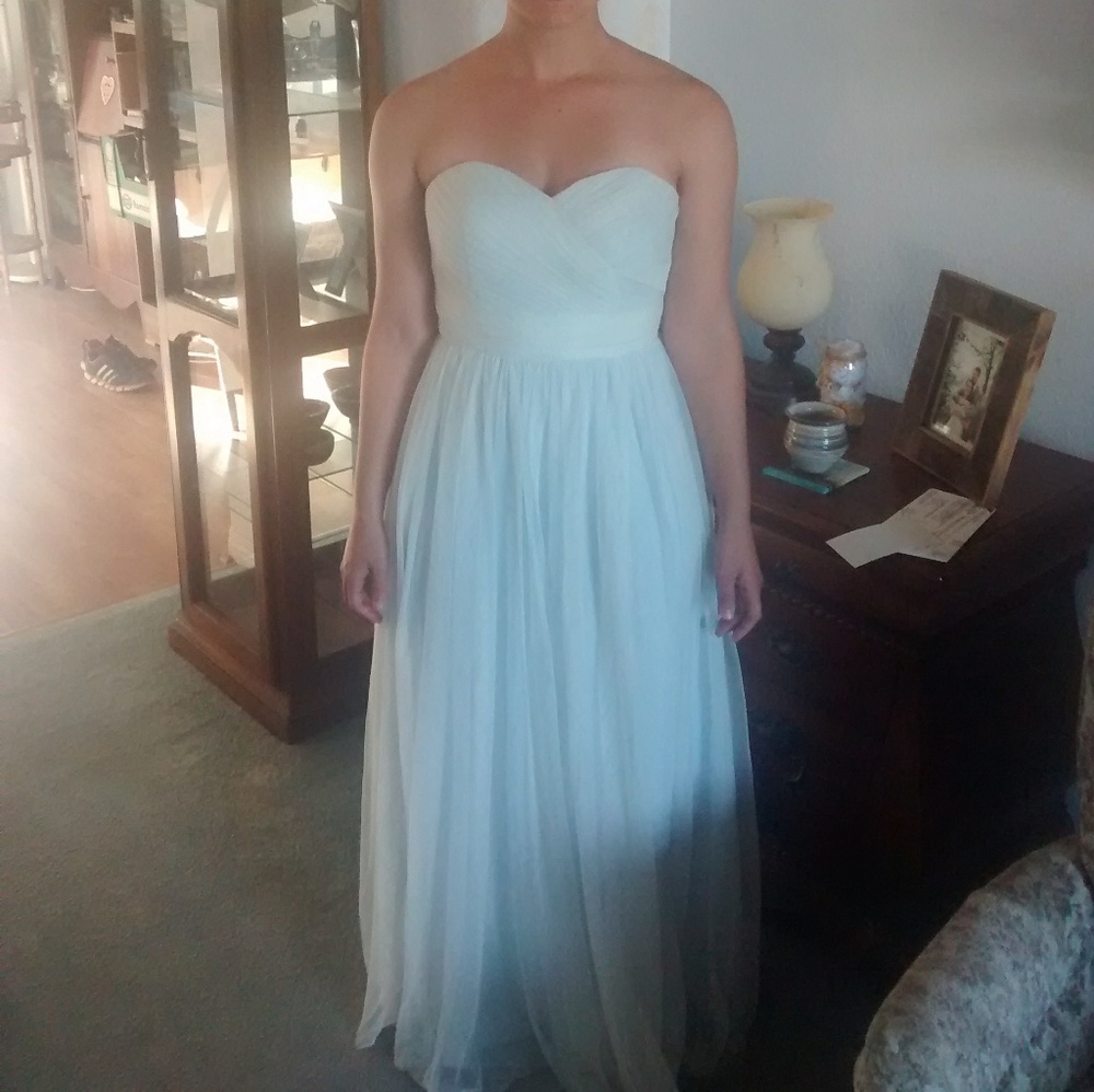 Light blue ball gown