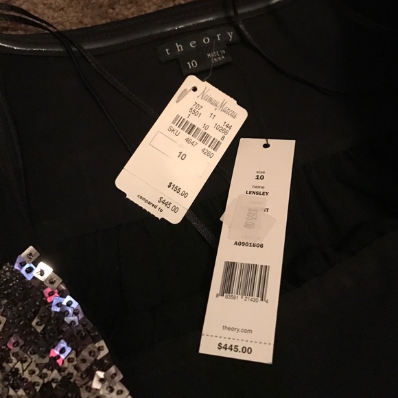 STRAPLESS short  silver sequin on the top Dress!! - Picture 2 of 4