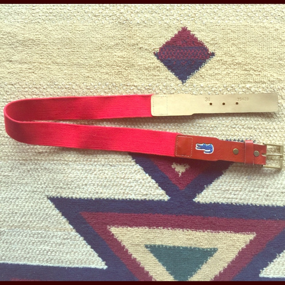 Vintage Lacoste belt