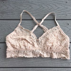 Aerie Lace Bralette - pinky nude - XL