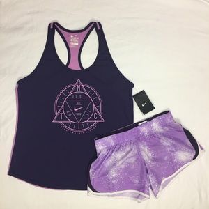 Nike Dri-fit shorts and top size XL
