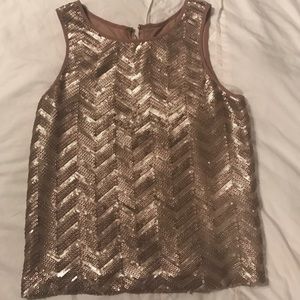 bebe sequin top