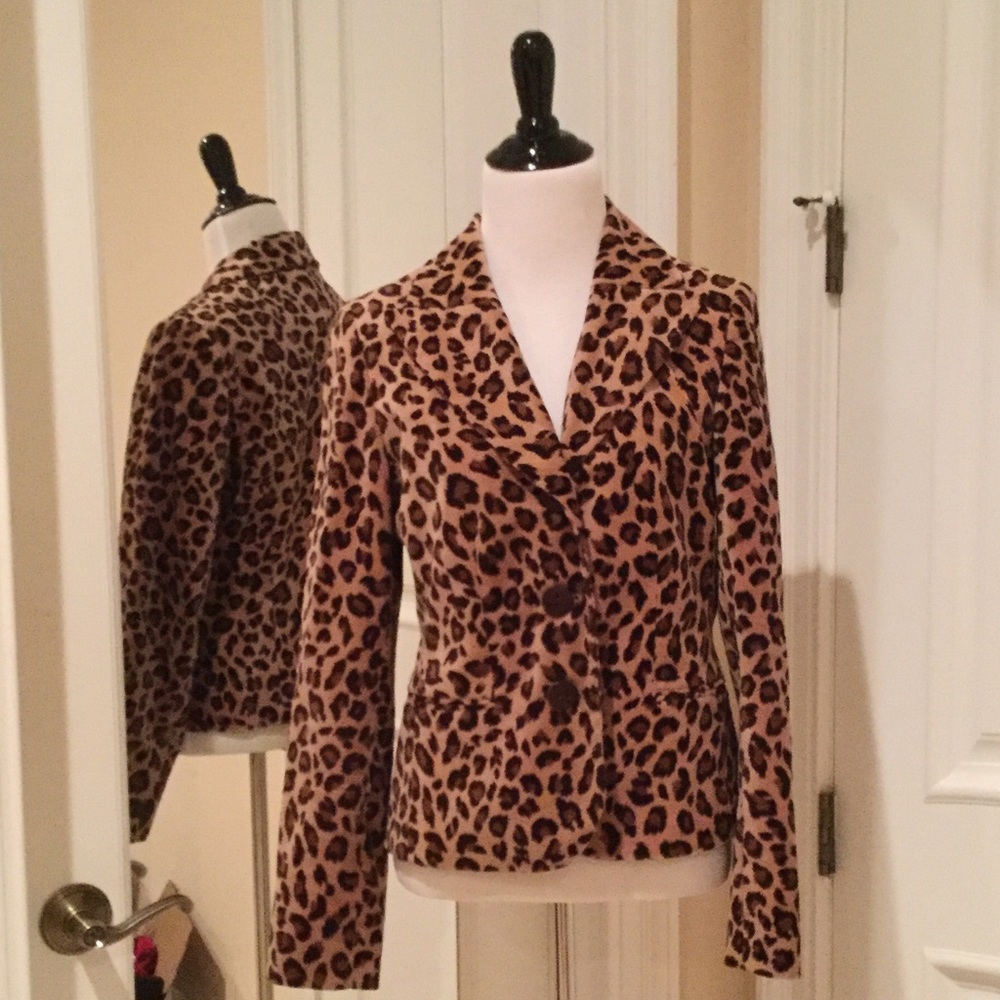 Kate Hill Leopard Blazer