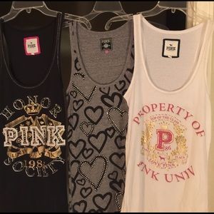 3 Pink by Victoria's Secret tank top.