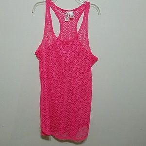 SALE Hot pink beach cover-up