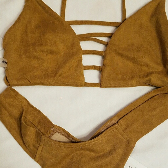 Montce suede bikini BOTTOMS - Picture 3 of 4