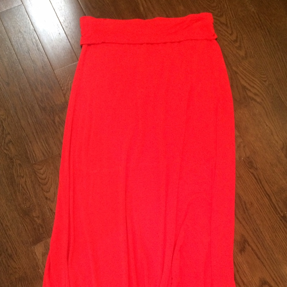 Coral Maxi Skirt