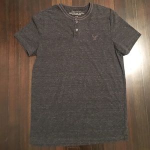 Grey button up shirt