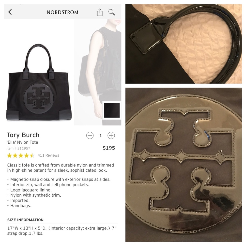Tory Burch Ella Nylon Tote