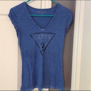 Royal blue soft material comfy casual Tshirt