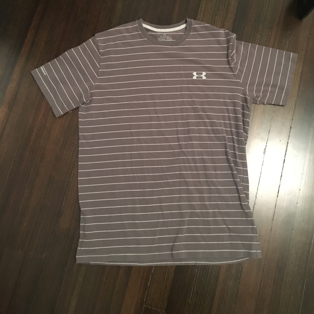 Striped under armour shirt