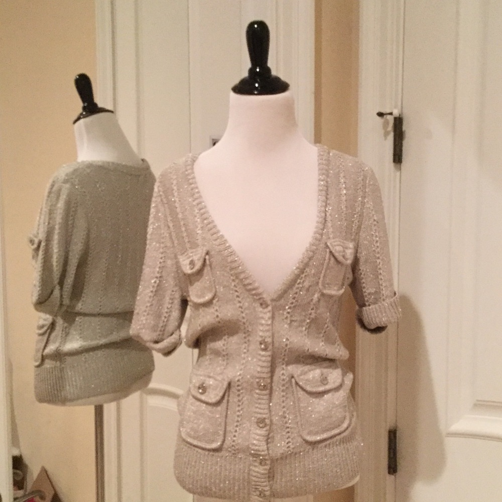 Metallic Cardigan