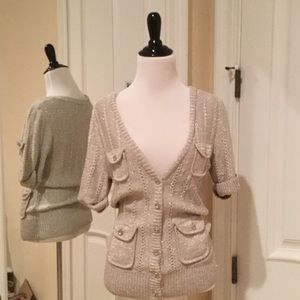 Metallic Cardigan