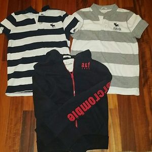 3 boys Abercrombie L & XL