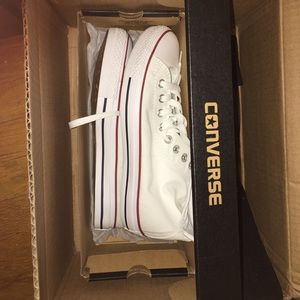 White Hightop Converse