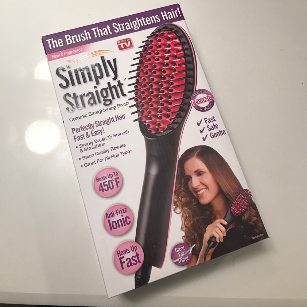Hair Straightening Brush - BRAND NEW
