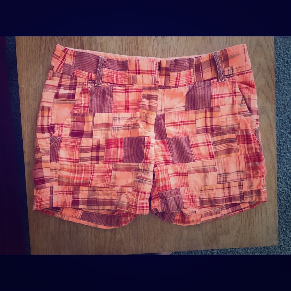 Bright J crew patchwork shorts - Picture 2 of 2
