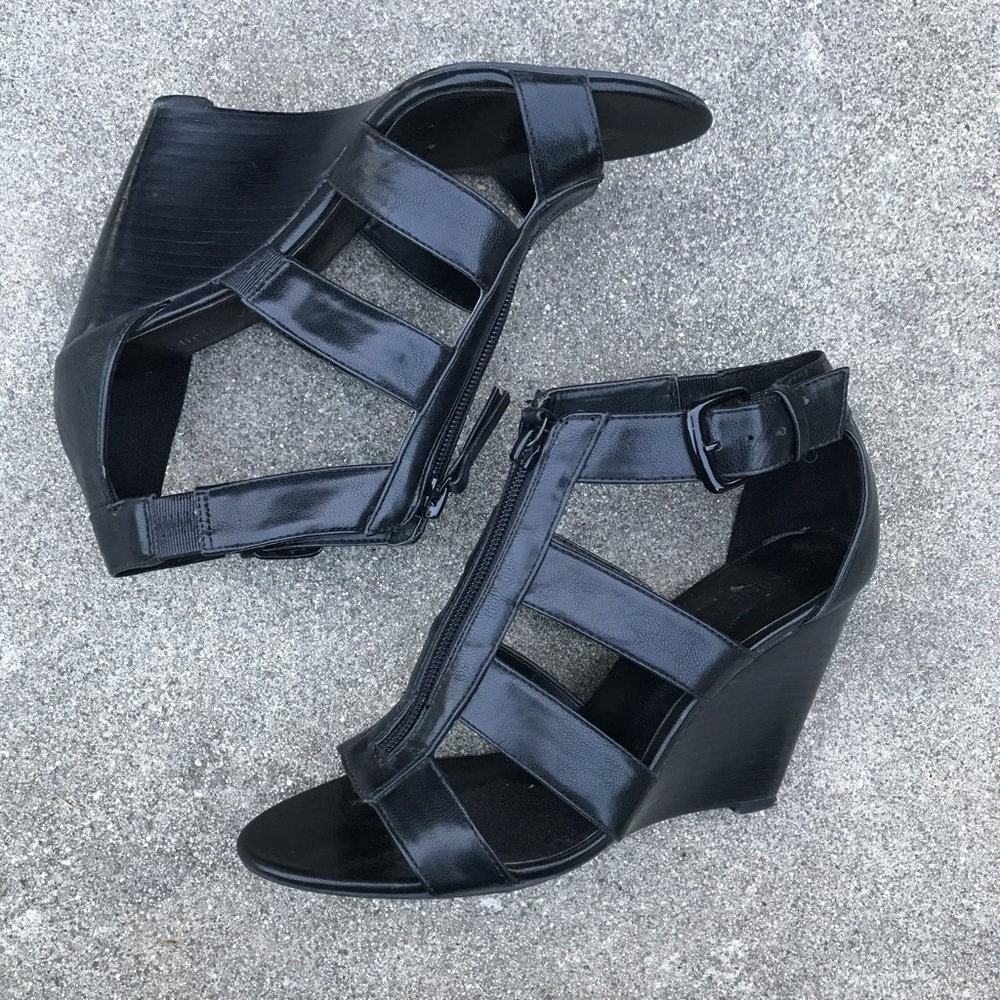 Nine West Strap Wedges