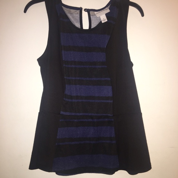 Pure Energy Tops - Striped Peplum top