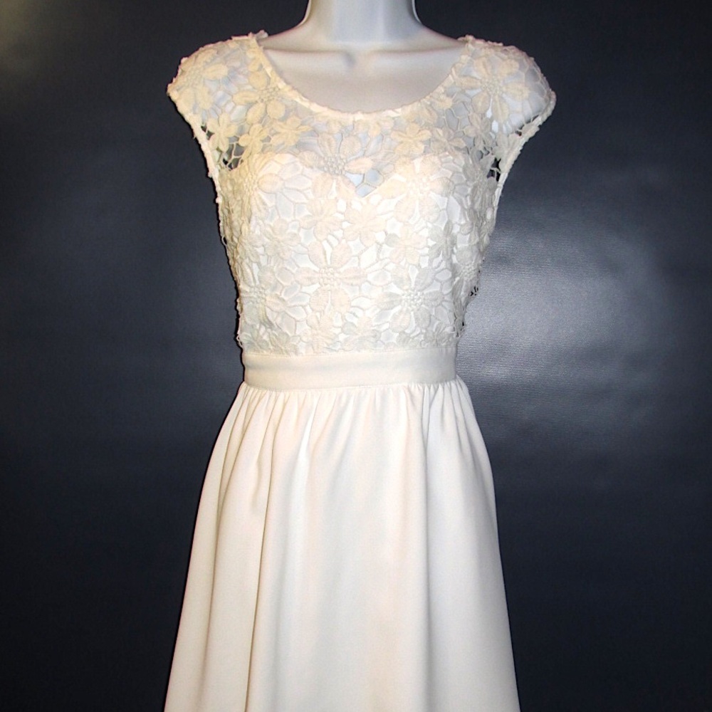 Tea & Cup Anthropologie Lace Crochet Dress NWT