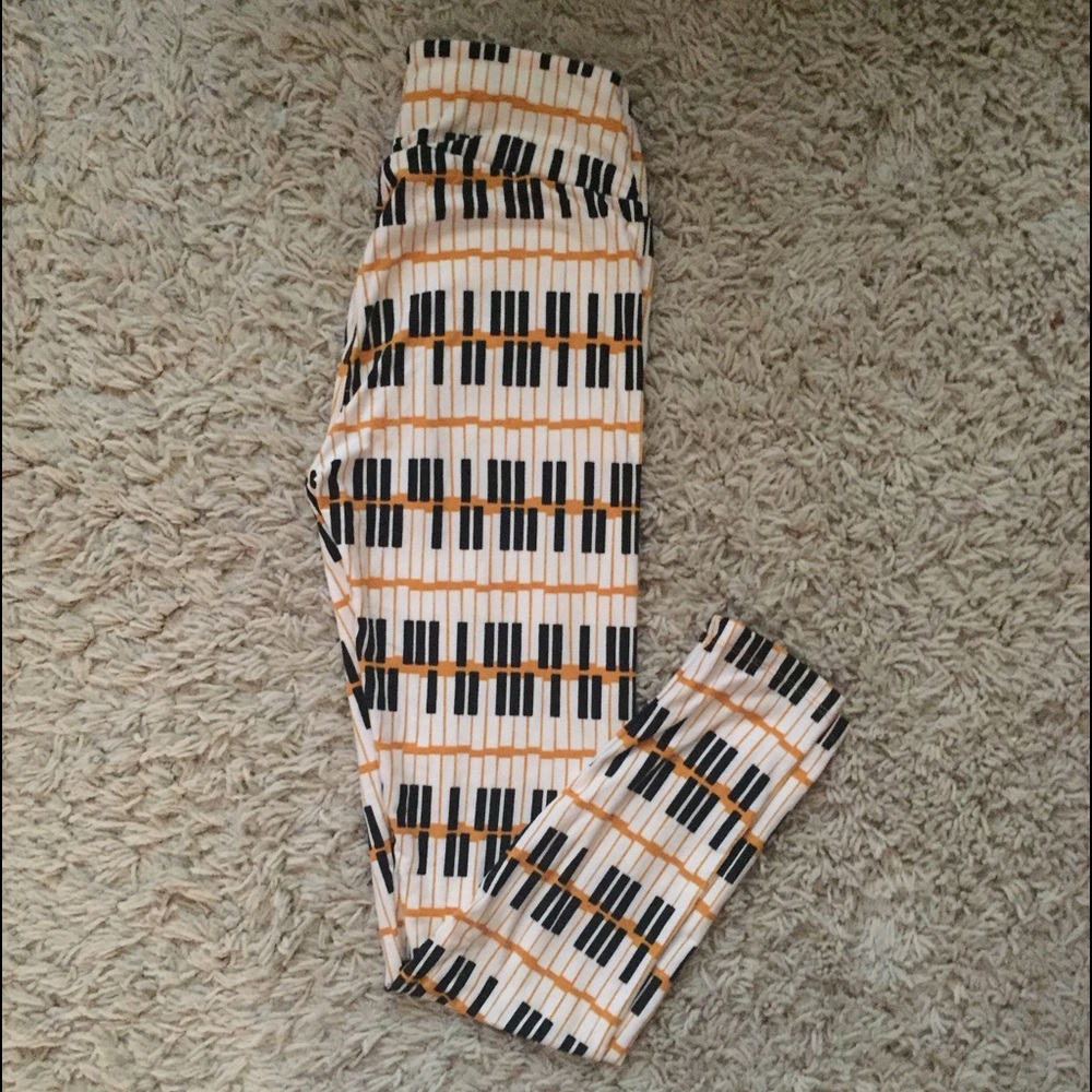 LulaRoe Piano Leggings - Unicorn