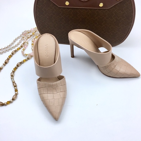 Vince Shoes - Vince Nude Mules