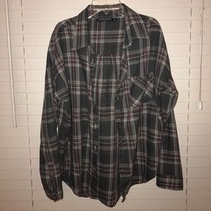 Brandy Melville Plaid Button-up