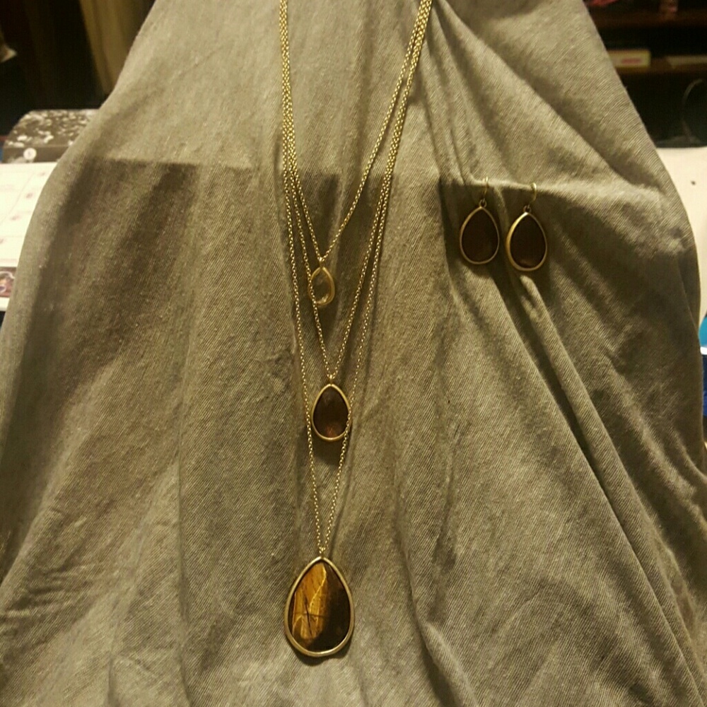 Minaret 3 row convertible necklace