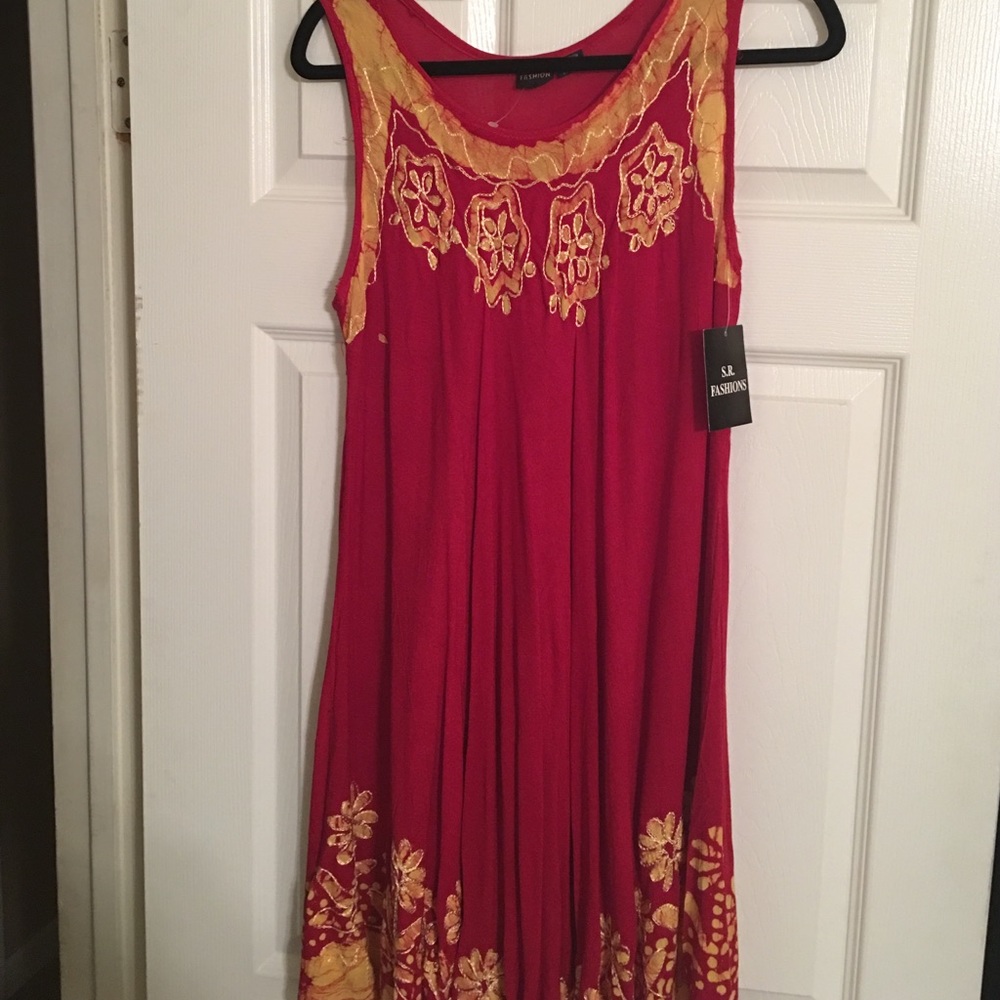 NWT Embroidered Dress