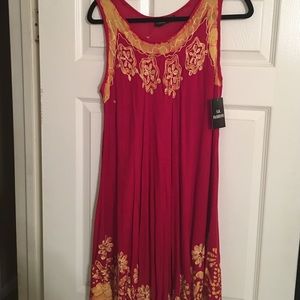 NWT Embroidered Dress