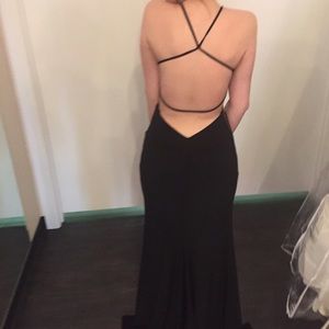 NEVER WORN Black Prom Dress