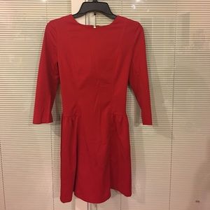 Red zip up BKMGC dress