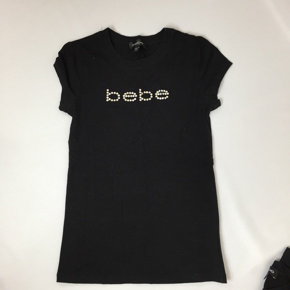 Bebe Tops Bebe Logo Tee Poshmark