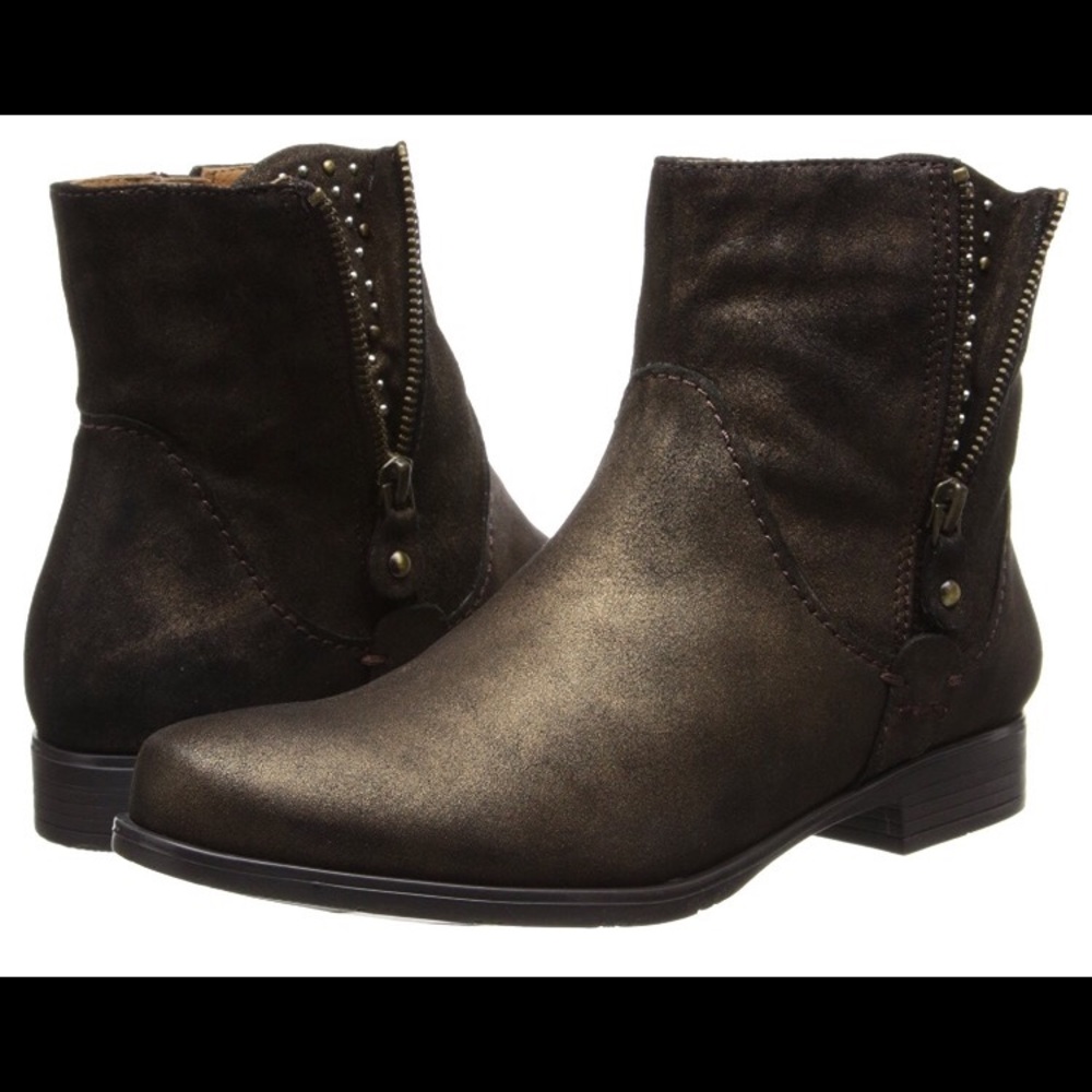 Earthies Sintra Rock Pearlized Suede Boots