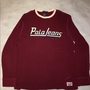 Vintage Polo Jeans Ralph Lauren Thermal Top