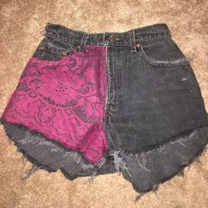 High waisted shorts