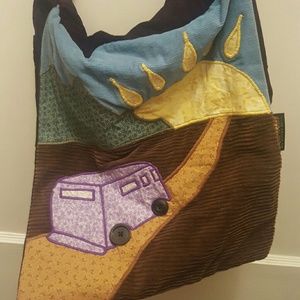 Hippie patchwork crossbody bag