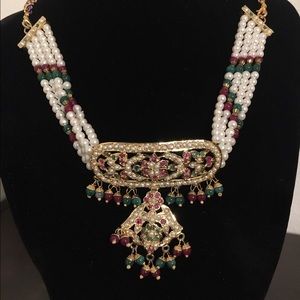 Necklace and earrings