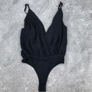 Black Chiffon Onesie