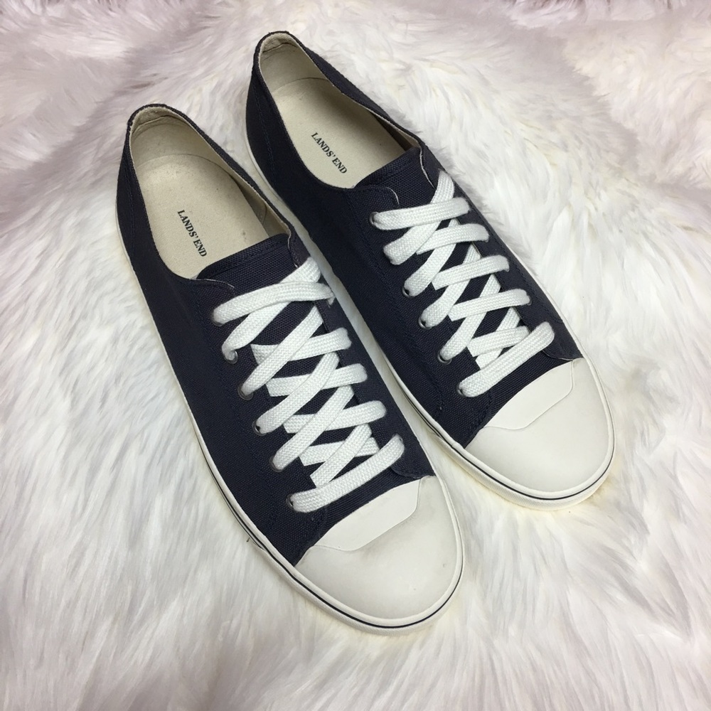 🎉HP🎉 Lands' End Men's Lace-Up Sneakers