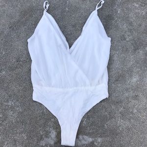 White Chiffon Onesie