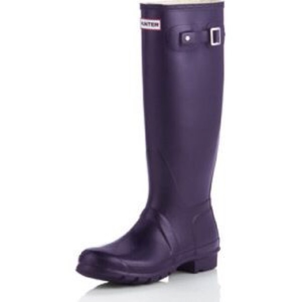 Matte Dark Purple Hunter Boots 8