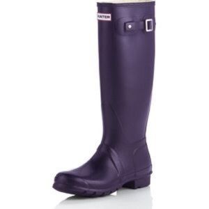 Matte Dark Purple Hunter Boots 8