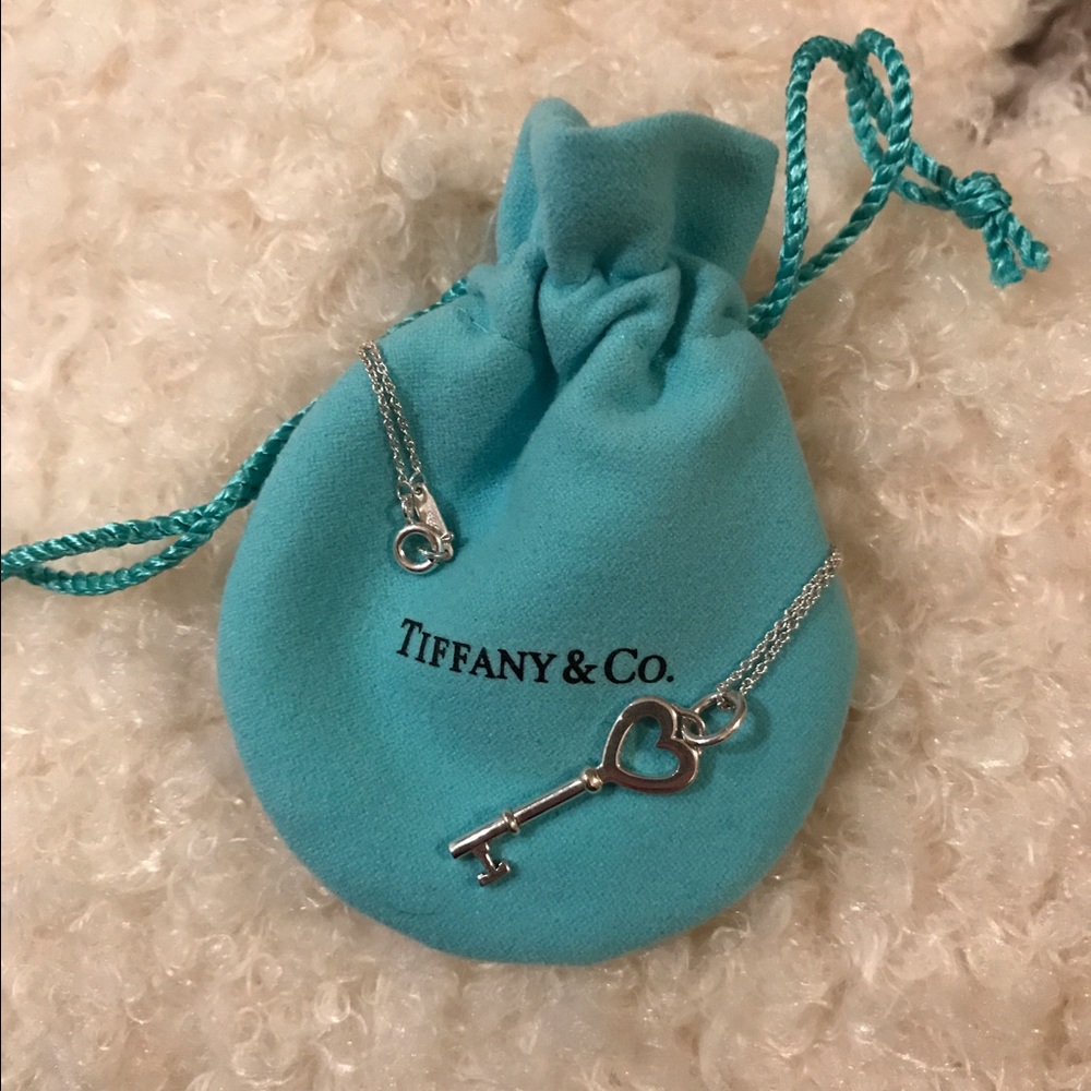 Tiffany & Co. Heart Key Necklace