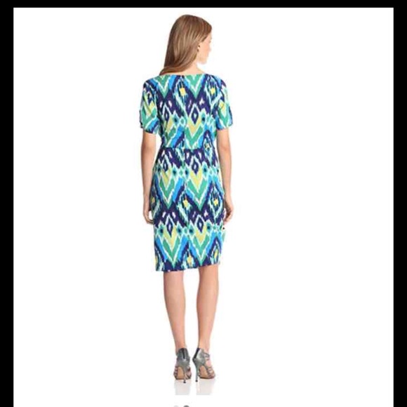 Jones New York Ikat Wrap Dress - Picture 3 of 3
