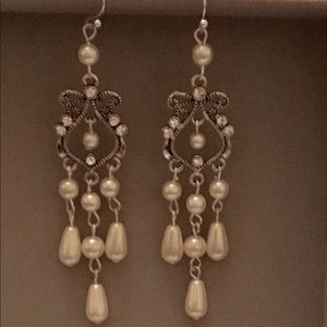 Chandelier Pearl Earrings