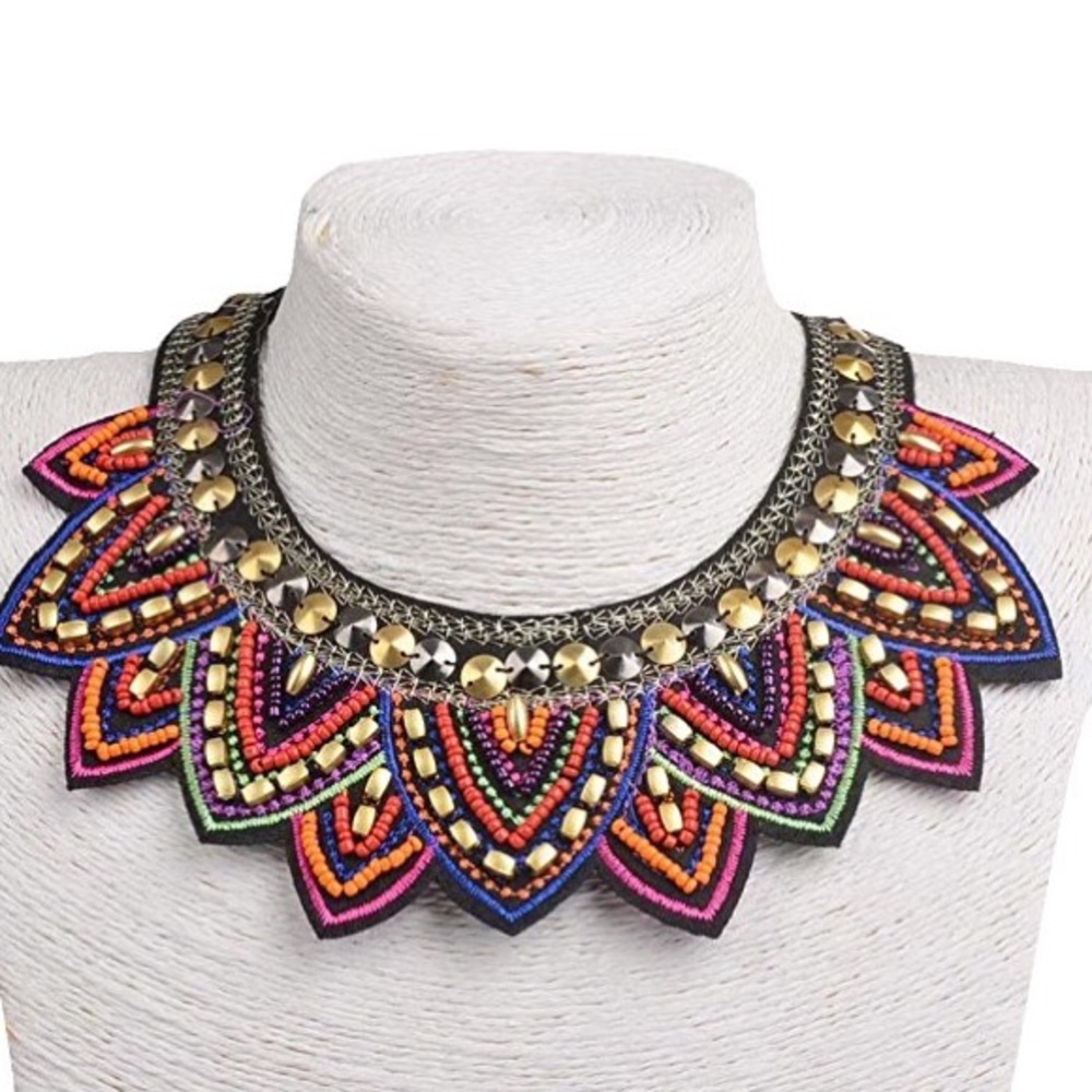 NWOT Boho Statement Bib Necklace