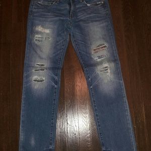 American Eagle distressed skinny jeans
